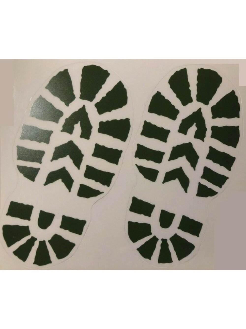Santa Shoe Footprint Decals Floor Wall Decor Teacher Resource Repositionable